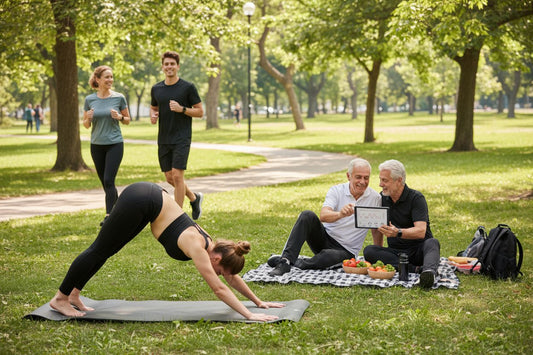 longevity tips, healthy lifestyle, multigenerational group