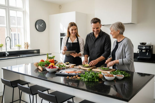 longevity diet, healthy meal preparation, checklist