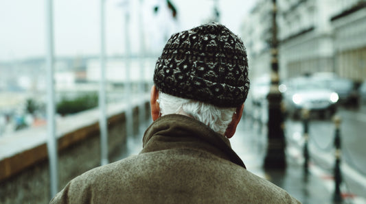 a man wearing a hat